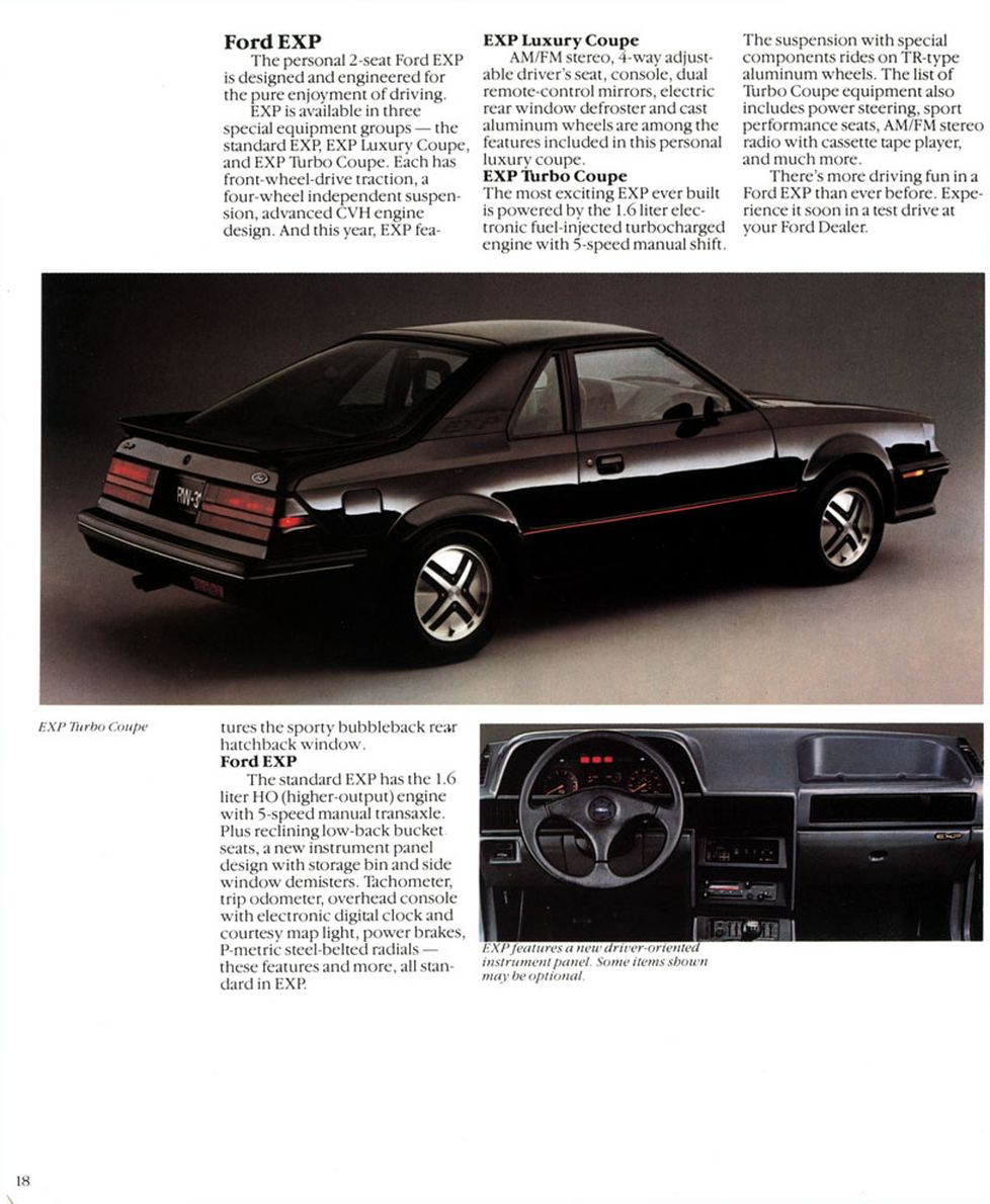 1984 Ford Cars Brochure Page 15